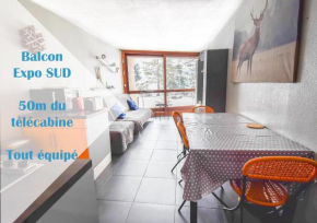 Les Balcons de Villard, Studio Chaleureux 4-6 PERS 50m des pistes, Balcon exposé Sud, DRAPS NON COMPRIS